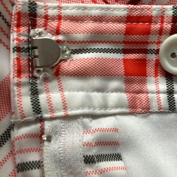 IZOD PerformX Women's Golf Golfing Tennis Skort Stretch Skirt Size 12 White Red - Picture 8 of 8